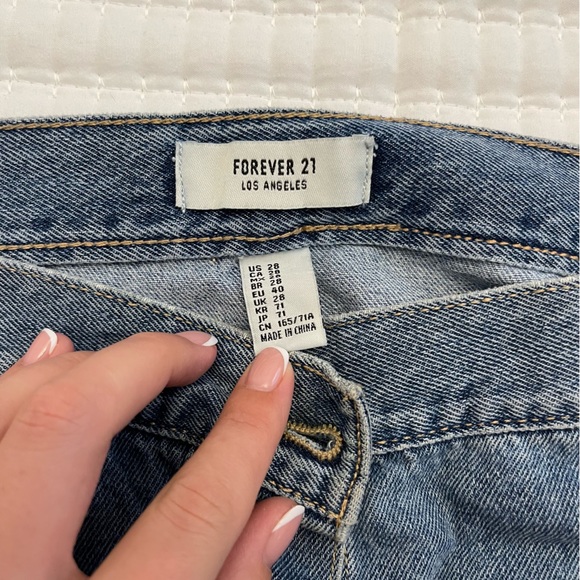 Forever 21 mini denim skirt - Picture 2 of 5